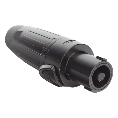 Conector Speakon Hembra / 4 Polos / 30 A / IP54 Acoplado / Carcasa Metálica Negra / AWG10 | SIERRA STORE