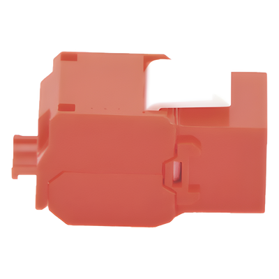 LINKEDPRO BY EPCOM LP-KJ-516-TTRD - Módulo Jack Keystone / Cat5e / Toolless / Terminación 180° / RJ45 / Sin Blindaje / Color Rojo | SIERRA STORE
