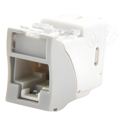 SIEMON U6A-H04NS - Jack / Cat6A UTP / Montaje Híbrido Plano-Angulado / Terminación 110 / UL 94 V-0 / Rango -10 a 60 °C | SIERRA STORE