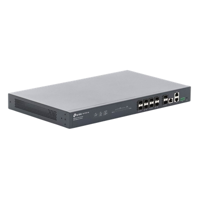 OLT GPON / 8 Puertos PON 2.5G / 2 SFP+ 10GbE / 1 RJ45 Gigabit / División 1:128 / Gestión en la Nube / Fuentes Redundantes AC | SIERRA STORE