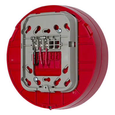 Base AV inalámbrica direccionable / Montaje en techo / Color rojo / Red malla Clase A / Serie L System Sensor / Paneles ES-200X | SIERRA STORE