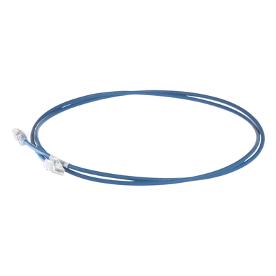 PANDUIT STP28X15MBU - Patch Cord Cat6A / S/FTP Blindado / 28 AWG Diámetro Reducido / CM/LS0H / 15 m (49.21 ft) / Azul | SIERRA STORE