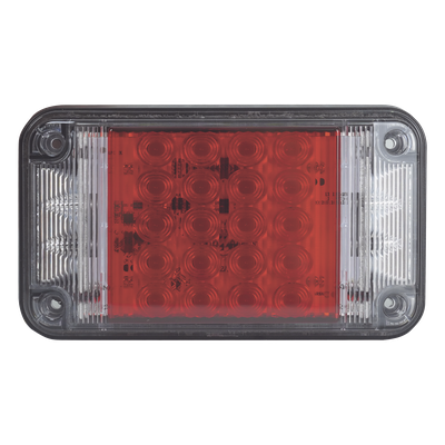 Luz de Advertencia LED / 66 LEDs / 7x4 Pulgadas / 12 VCC / 10 Patrones de Destello / Montaje Permanente | SIERRA STORE