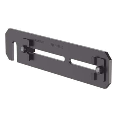 PANDUIT FR6TRBE12 - Soporte de Montaje a Techo / Canaletas FiberRunner 4x4 y 6x4 / Varilla Roscada 1/2" / Acero Negro | SIERRA STORE