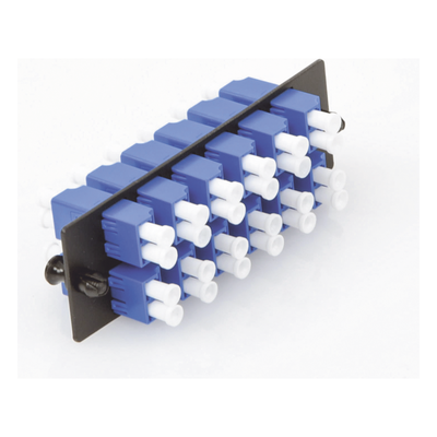 PANDUIT FAP12WBUDLCZ - Placa Acopladora de Fibra Óptica / 12 Conectores LC Duplex / 24 Fibras Monomodo OS1/OS2 / Zirconia Cerámica / | SIERRA STORE