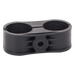 Sujetador Plástico para Cable Coaxial / Doble Soporte / 1-5/8 in / Máx 2 in (51 mm) / Varilla 3/8' o M10 | SIERRA STORE