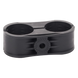 Sujetador Plástico para Cable Coaxial / Doble Soporte / 1-5/8 in / Máx 2 in (51 mm) / Varilla 3/8' o M10 | SIERRA STORE