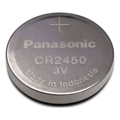 Batería de Litio Tipo Moneda / 3V / 620 mAh / CR2450 / Operación -30°C a +60°C / Vida Útil 10 Años | SIERRA STORE