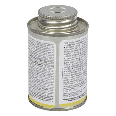 Limpiador de tubería / 946 ml (32 oz) / PVC, CPVC y ABS / Evaporación rápida / 4°C a 43°C | SIERRA STORE
