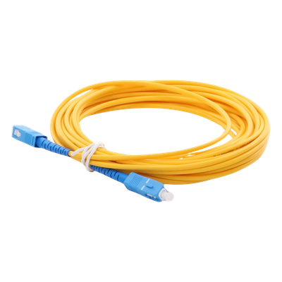 LINKEDPRO BY EPCOM LPSM3SCUSCUS6 - Jumper de Fibra Óptica / Monomodo OS2 G.652D / SC/UPC-SC/UPC / Simplex / 6 m (19.69 pies) / 3 mm | SIERRA STORE