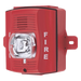 Sirena Estrobo Para Exterior De Dos Hilos Color Rojo Montaje Pared | SIERRA STORE