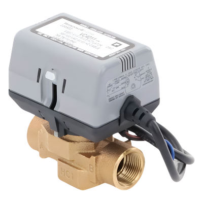 Válvula Motorizada de 2 Vías / Actuador Integrado / Conexión BSPT 3/4" / Control On/Off / 100-130 VCA / Flujo Bidireccional | SIERRA STORE