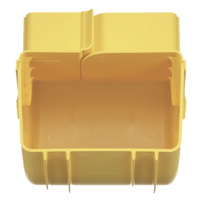 PANDUIT FRIVRA6X4LYL - Bajada Vertical Interior 90° / Radio Curvatura 2' (50.8 mm) / Canaleta 6x4 / PC/ABS / 8.64' (219.4 mm) Altura / | SIERRA STORE