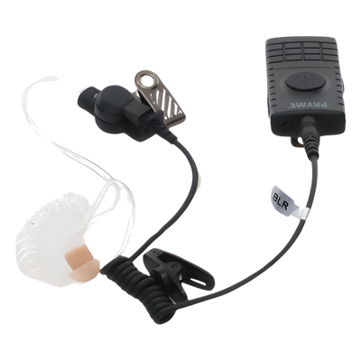 Kit Micrófono Solapa Inalámbrico Bluetooth / PTT Integrado / Tubo Acústico / Conexión Dual / Clip 360° | SIERRA STORE