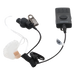 Kit Micrófono Solapa Inalámbrico Bluetooth / PTT Integrado / Tubo Acústico / Conexión Dual / Clip 360° | SIERRA STORE