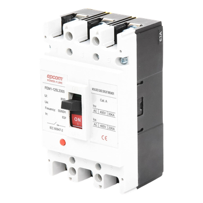 Protector Térmico Trifásico / 63A / 690V CA / 3P / Capacidad de Ruptura 125A / -5°C a +40°C | SIERRA STORE