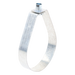 Abrazadera Tipo Pera / 3" (87-93 mm) / Carga 481 kg / Cincado Electrolítico 5 micras / Tuerca 3/8" / Sin Tornillo | SIERRA STORE