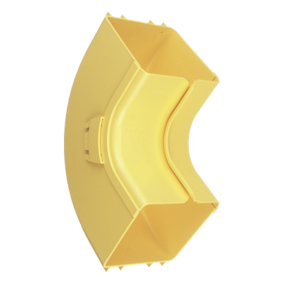 PANDUIT FRIVRA4X4LYL - Bajada Vertical Interior 90° / Radio de Curvatura 50.8 mm / Canaleta 4x4 / Tapa Integrada / PC/ABS / Amarillo | SIERRA STORE