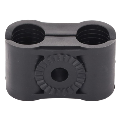 Sujetador Plástico para Cable Coaxial / Doble Fijación / 5/8" / Varilla Roscada 3/8" o M10 / ISO 9001:2015 y RoHS | SIERRA STORE