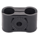 Sujetador Plástico para Cable Coaxial / Doble Fijación / 5/8" / Varilla Roscada 3/8" o M10 / ISO 9001:2015 y RoHS | SIERRA STORE