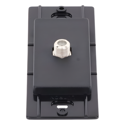 Salida de Pared Coaxial / Conector Tipo F 75 Ω / Apertura Designer / Sin Derating / Acabado Satinado Midnight | SIERRA STORE