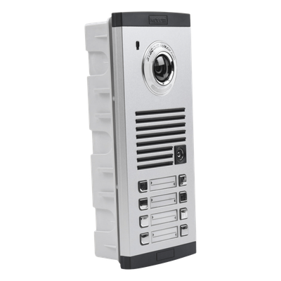 Frente de Calle para Videoportero / 8 Departamentos Base / Expandible a 32 / Cableado 4 Hilos / Visión Nocturna con Luz Blanca / | SIERRA STORE