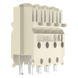 PANDUIT GPCB4-XY - Block de Conexión Cat6 de 4 Pares, de Impacto, Color Marfil | SIERRA STORE
