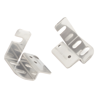 Soportes de Montaje Atornillable / Perfil Bajo / Slide-and-Lock / Acabado Galvanizado / 2 Piezas | SIERRA STORE