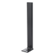 Pie de Base para Escalera Tubular / 1.5" de Peralte / 12" de Ancho / Acero al Carbono con Epóxi / 70 mm x 210 mm x 50 mm | SIERRA STORE