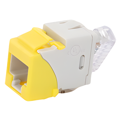 SIEMON U5-K05NS - Jack Keystone / Cat5e UTP / Impacto 110 / T568A-B / -10 a 60°C / Amarillo | SIERRA STORE