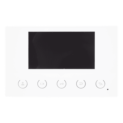 Monitor IP/SIP / Pantalla Capacitiva 4.3" / Wi-Fi 2.4 GHz / Audio HD Bidireccional / PoE / 8 Entradas de Alarma / RS485 / H.264 1080p | SIERRA STORE