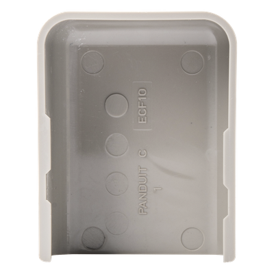PANDUIT ECF10IG-X - Tapa Final / ABS Resistente a Impactos / UL94V-0 / 0 a 50°C / Color Gris / Sin Herramientas | SIERRA STORE