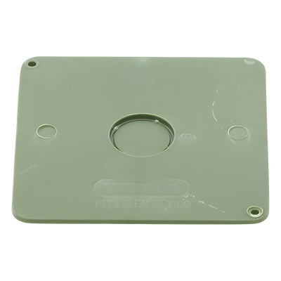 Tapa para Caja Cuadrada / 4" / PVC Conduit Pesado / Norma NMX-E-012 / Autoextinguible | SIERRA STORE
