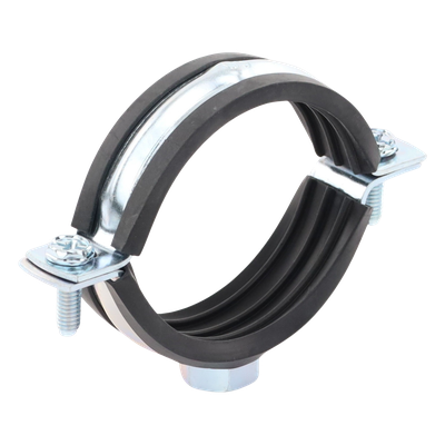 Abrazadera Isofónica Reforzada / 2" (60 mm) / Carga 150 kg / Rango Térmico -30°C a +120°C / Tuerca Soldada 3/8" | SIERRA STORE