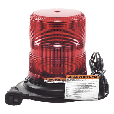 Baliza LED de Advertencia / SAE Clase I / 12-24 VDC / 11 Patrones de Destello / Montaje Magnético / 7" de Altura | SIERRA STORE
