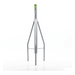 Tramo de Remate para Torre / Tubo Central 2' Cal.18 / Tubos 7/8' Cal.18 / 3 Opresores para Pararrayos / Galvanizado Electrolítico / | SIERRA STORE
