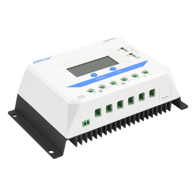 Controlador Solar de Carga PWM / 12/24/36/48 V Auto / 45 A / 96 V PV / Display LCD / USB 2.4 A / -25°C a 55°C | SIERRA STORE