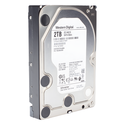 Disco Duro Enterprise 2 TB / Wester Digital (WD) / Serie Ultrastar / Recomendado para Data Center y NVRs de Alta Capacidad / Alto | SIERRA STORE