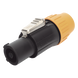 Conector PowerCom Macho / IP65 / 20 A a 250 V CA / Tres Núcleos / Bloqueo Rápido / Carcasa Amarilla | SIERRA STORE