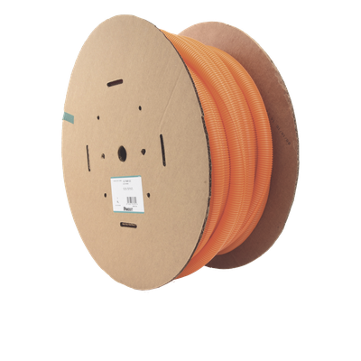 PANDUIT CLT100F-C3 - Tubo Corrugado Abierto / 1 in (25.4 mm) Diámetro / 30.5 m (100 ft) / Polietileno / Naranja / UL 94 HB / RoHS | SIERRA STORE