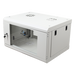 Gabinete de Pared 6U / 19" / Profundidad 455 mm (1.49 ft) / Cristal Templado / Carga 80 kg / Acero Reforzado | SIERRA STORE