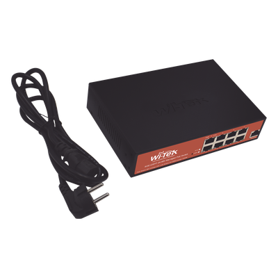 Switch Administrable PoE / 8 Puertos Gigabit / 2 SFP / 150W / 20Gbps / 6kV Protección Rayos / Fanless / -10 a 55°C / 0.71 x 0.46 x | SIERRA STORE