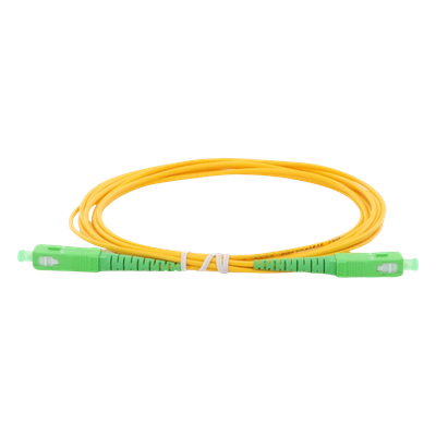 LINKEDPRO BY EPCOM LPSM2SCASCAS3 - Jumper de Fibra Óptica / SC/APC-SC/APC / Monomodo OS2 / Simplex / 3 m (9.84 ft) / 2 mm | SIERRA STORE