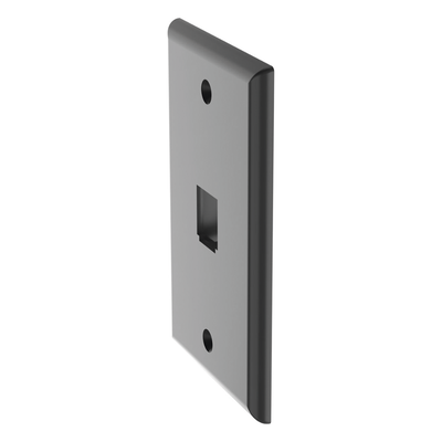 PANDUIT CFP1BL - Placa de Pared Vertical / 1 Puerto / Mini-Com / Diseño Plano / ABS / 2.75 x 4.5 in / Negro | SIERRA STORE