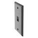 PANDUIT CFP1BL - Placa de Pared Vertical / 1 Puerto / Mini-Com / Diseño Plano / ABS / 2.75 x 4.5 in / Negro | SIERRA STORE
