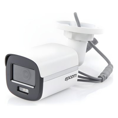 Cámara Bala TURBOHD / 2 Megapíxeles / ColorVu 24/7 / Luz Blanca 20 m (65.6 ft) / Lente 2.8 mm / IP67 / Multitecnología | SIERRA STORE