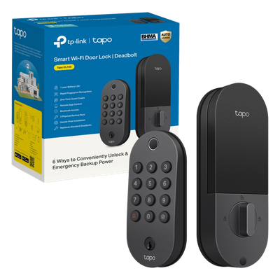 Cerradura Inteligente Wi-Fi / Deadbolt / 6 Métodos Desbloqueo / Huella <0.5s / 100 Huellas + 200 PINs / BHMA Grado 3 / IP54 Exterior / | SIERRA STORE