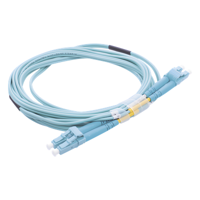 LINKEDPRO BY EPCOM LPFOM3LCLCR20 - Jumper de Fibra Óptica / Multimodo OM3 50/125 / LC-LC Dúplex / OFNR Riser / 2.0 mm / 20 m (65.62 | SIERRA STORE
