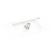 Toma de Pared Coaxial / Conector Tipo F / 75 Ohm / Estilo Designer / Blanco Brillante | SIERRA STORE