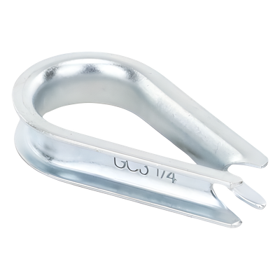 Guardacabos/cuello 1/4" acero con electro galvanizado. | SIERRA STORE